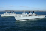 HMS Albion and HMS Bulwark